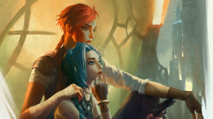 Jinx and Vi from Arcane 4K
