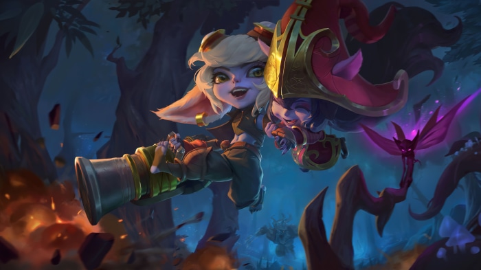 Tristana and Lulu from League of Legends 4K