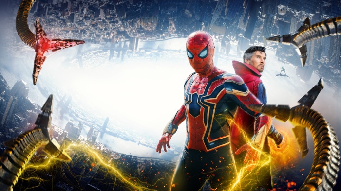 Spider-Man and Doctor Strange from Spider-Man: No Way Home 4K