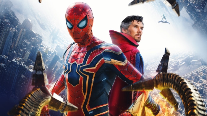 Spider-Man and Doctor Strange from No Way Home 4K