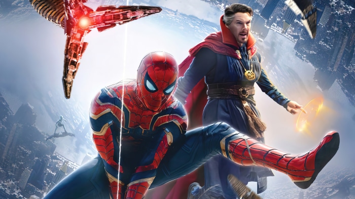Spider-Man and Doctor Strange from Spider-Man: No Way Home 4K