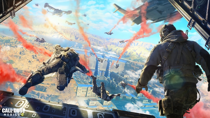 Call of Duty Mobile Blackout Skydive 4K