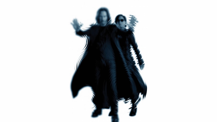 Neo and Trinity from The Matrix Resurrections 4K