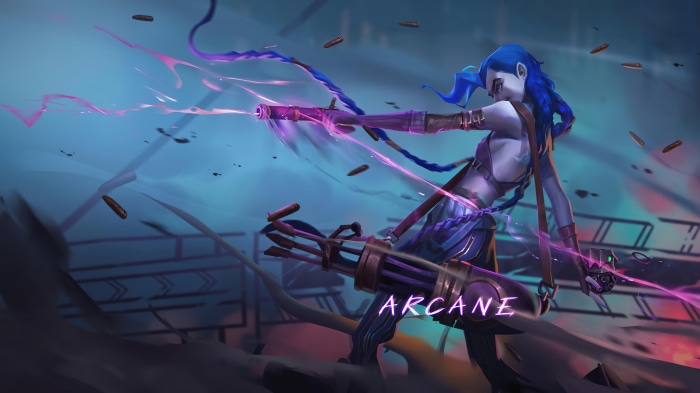 Jinx from Arcane Netflix Series Artwork