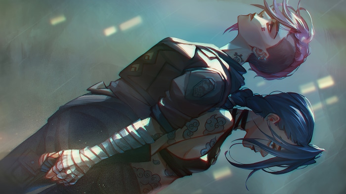 Vi and Jinx from Arcane 4K