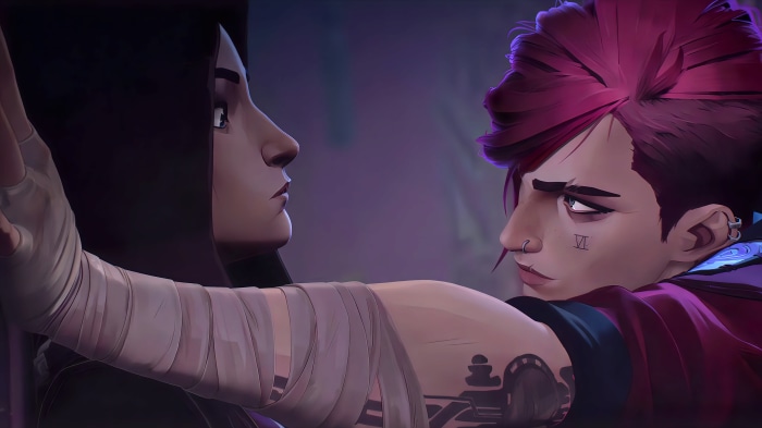 Vi and Caitlyn from Arcane in 4K