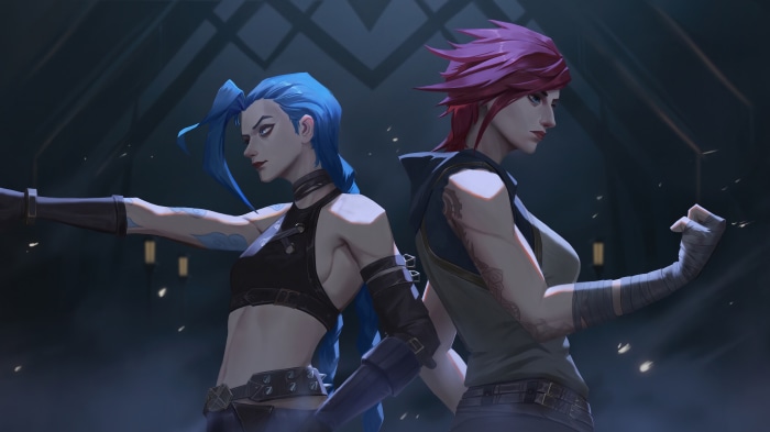 Jinx and Vi from Arcane 4K
