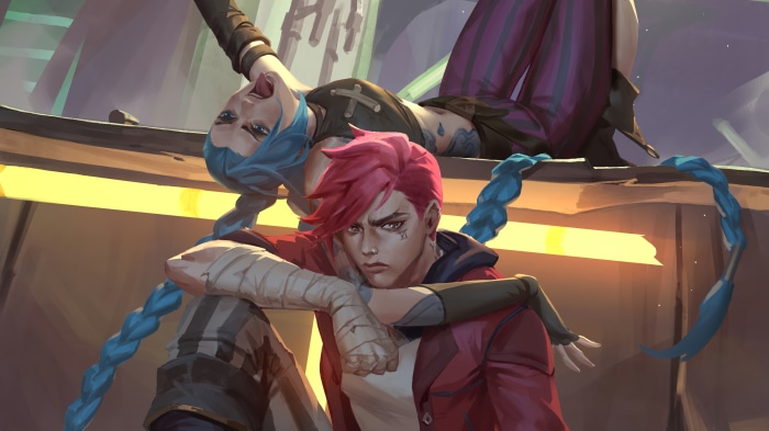 Jinx and Vi from Arcane 4K