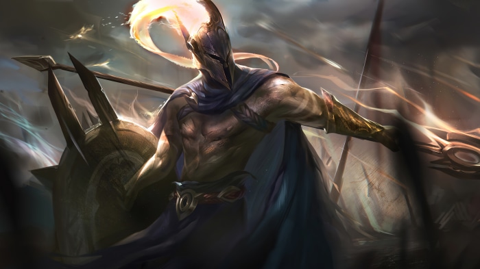 Pantheon from League of Legends in Artwork