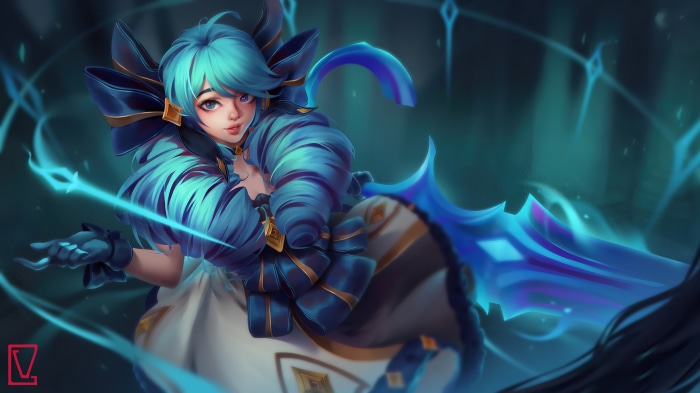 Gwen from League of Legends 4K