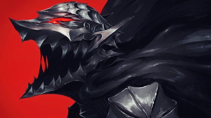 Guts from Berserk in Dark Armor 4K