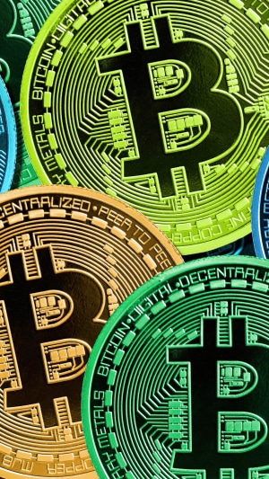 Bitcoin Cryptocurrency Coins