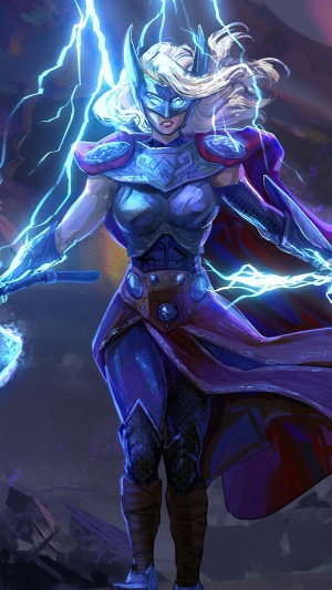 Jane Foster as Thor from Thor: Love and Thunder
