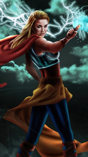 Jane Foster as Thor from Thor: Love and Thunder