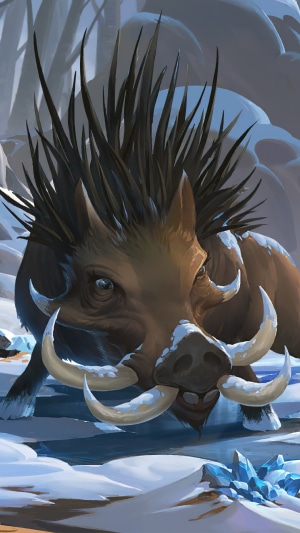 Freljord Boar from Legends of Runeterra