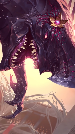 Dark Dragon from Legends of Runeterra