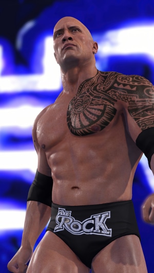 The Rock from WWE 2K22