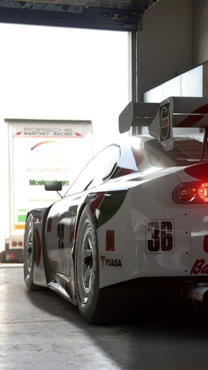 Porsche Manthey Racing car with number 36