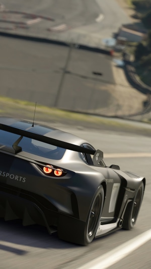 Gran Turismo 7 Racing Car on Track