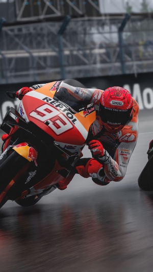 Marc Marquez on a Repsol Honda Motorcycle