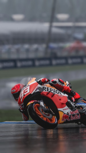 Marc Marquez on Repsol Honda Motorcycle in MotoGP 22