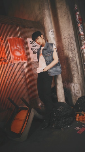 Soobin from TXT in "Good Boy Gone Bad"