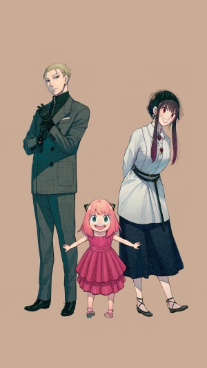 Loid, Yor, and Anya Forger from Spy x Family