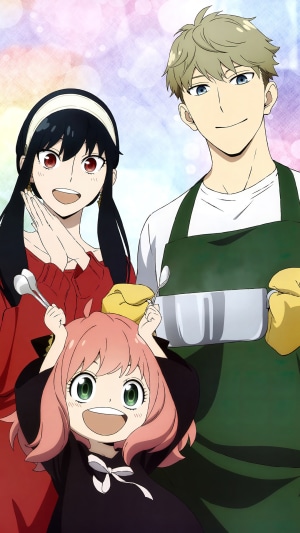 Loid, Yor, and Anya Forger from Spy x Family