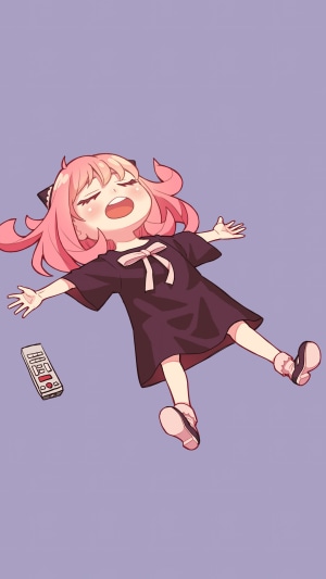 Anya Forger from Spy x Family lying down