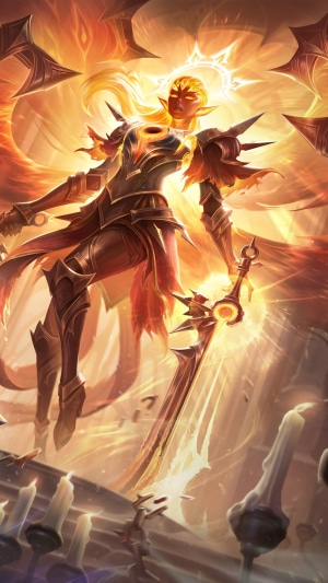 Kayle from League of Legends Eclipse Splash Art