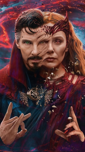 Doctor Strange and Scarlet Witch from Doctor Strange in the Multiverse of Madness