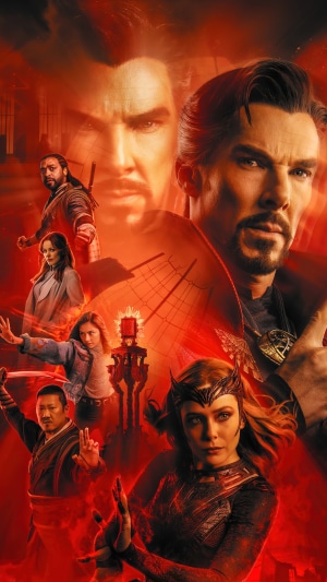 Doctor Strange and Scarlet Witch from Doctor Strange in the Multiverse of Madness
