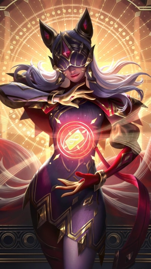 Ahri from League of Legends Arcana Splash Art