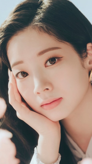 Kim Da-hyun of TWICE Close-Up Portrait