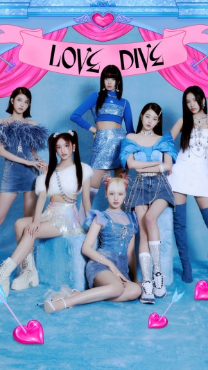 IVE members from Love Dive concept