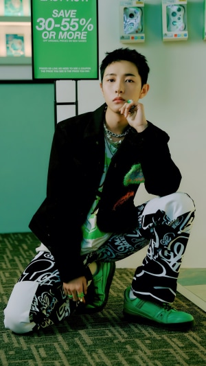 Renjun from NCT DREAM Glitch Mode