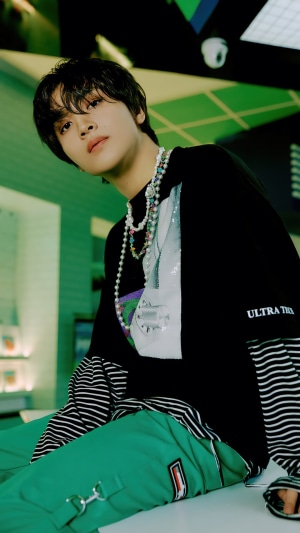 Haechan from NCT DREAM Glitch Mode