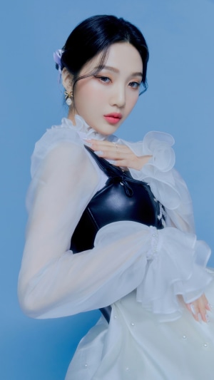 Joy from Red Velvet in white dress