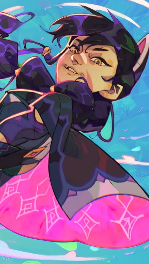 Character with cat ears from Fortnite