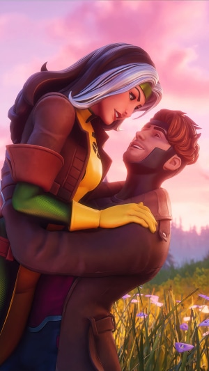 Rogue and Gambit from Fortnite