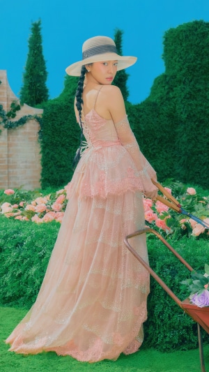 Yeri from Red Velvet in a garden