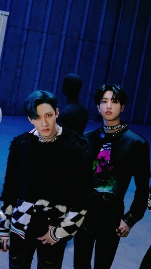 Stray Kids Bang Chan and Han Jisung