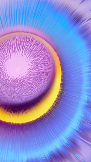 Abstract purple and blue digital art