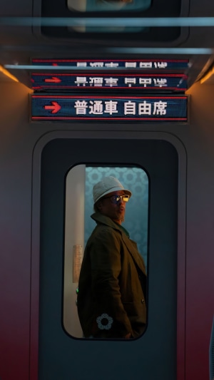 Bullet Train Movie starring Brad Pitt
