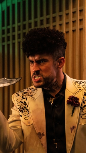Bad Bunny in Bullet Train