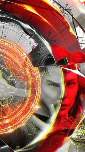 Doctor Strange and Scarlet Witch from Doctor Strange in the Multiverse of Madness