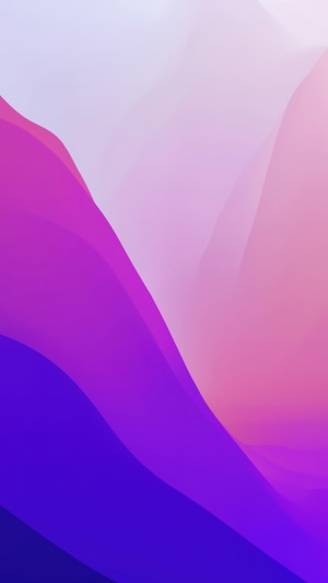 macOS abstract gradient waves