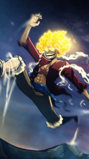 Monkey D. Luffy in Gear 5 from One Piece