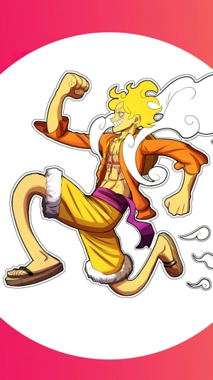 Monkey D. Luffy from One Piece in Gear 5