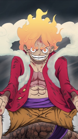 Monkey D. Luffy from One Piece in Gear 5